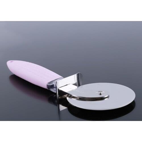 Stainless Steel Pizza Cutter Round Pizza Wheels Cutters Cake Bread Round Knife Cutter Home Family Kitchen Pizza Tools