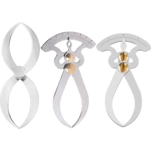 Feeler Gauge Stainless Steel ID OD Caliper Thickness Woodworking Wooden Tenon Gauge Ruler with Metric INCH Scale