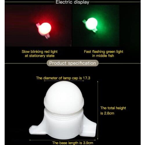 Night Fishing Alarm Light Fishing Bite Accessories Electronic LED Light Alarms Fishing Line Gear Alert Indicator Fishing Tools