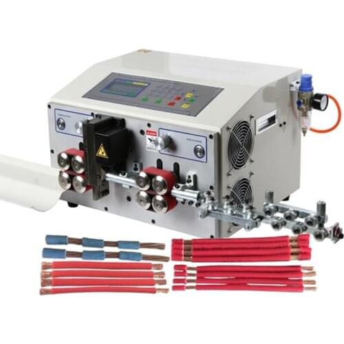 SWT508MAX2 8 Wheels Peeling Stripping Cutting Machine For Computer Automatic Wire Strip Stripping Machine Power 1000W