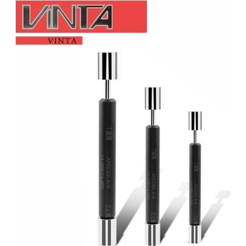 High Precision Measuring Tool Double Head Tungsten Steel Through Stop Gauge Hard Alloy Tungsten Plug Gauge Gauge Pin Gauge 0.001