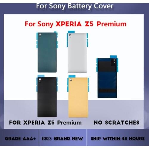 Back Battery Cover Door For Sony Xperia Z5 Premium E6853 SO-03H With repair parts, For Sony Z5 Premium Housing Rear Replacement
