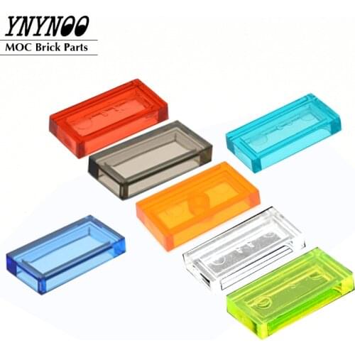 100Pcs/lot Compatible with 3069 Tile 1 x 2 For MOC Building Blocks Parts DIY LOGO Educational Tech Parts Assembles Particles Toy