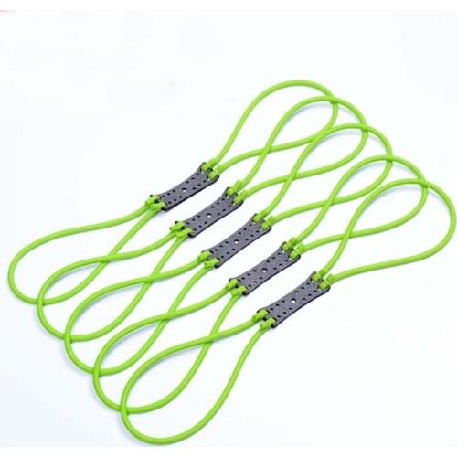 20pieces 1745 Slingshot rubber band use for hunting and shooting our door sports Natural catapult rubber red black green purple