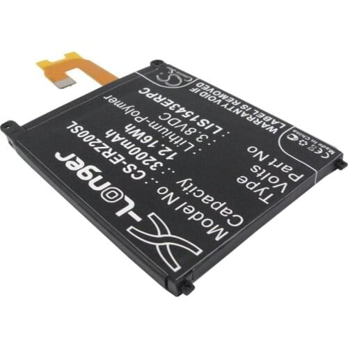 Cameron sino for SONY ERICSSON D6502 D6503 D6508 D6543 L50 L50u L50W Sirius Z2 3G D6502 LIS1543ERPC battery