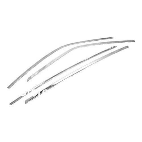 Car Styling Chrome Side Window Top Trim Strip Stainless Steel For Ford S-MAX