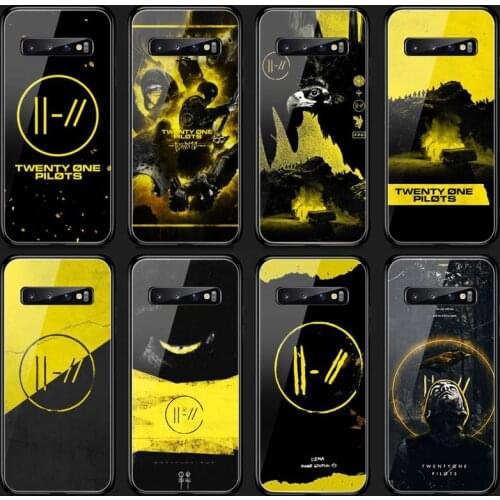 Twenty One Pilots Rock group Phone Case Tempered Glass For Samsung S20 Plus S7 S8 S9 S10E Plus Note 8 9 10 Plus A7 2018
