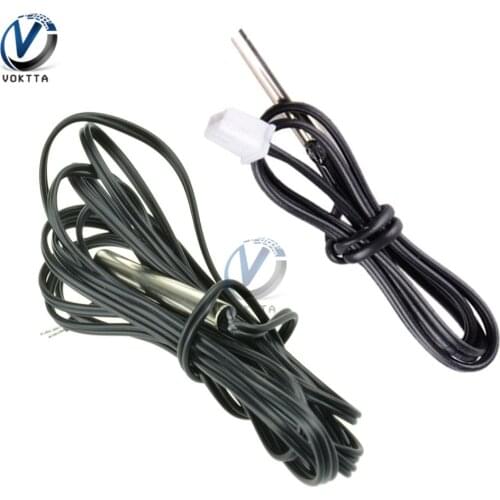 NTC 10K Ohm 1% 3435 Thermistor Temperature Temp Thermostat Cylinder 1.5m 150cm Probe 30cm T106 / 10K waterproof probe