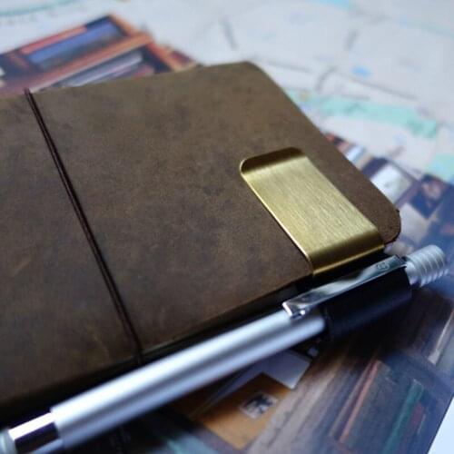 Creative Pen Holder Clip for Notebook And Journals Organizer Pens Paper Holders Stationery Office School Supplies