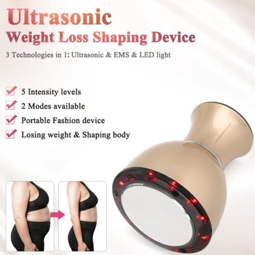 Mini 40KHz Cavitation Body Slimming Anti Cellulite Weight Loss Ultrasonic Lipo Reducer Machine Homeuse Beauty Tool Fat Reduction