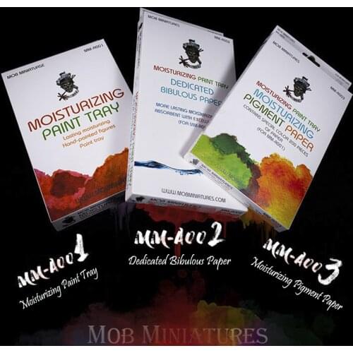 Model Hand Coated Paint Brush Water based Acrylics Paint Moisturizing Paint Tray Dedicated Bibulous Moisturizing Pigment Paper