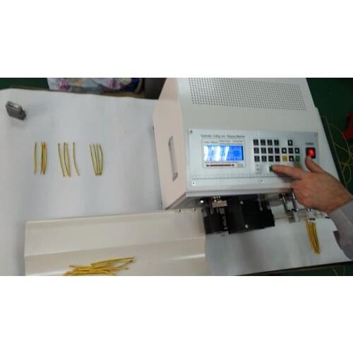 Fully automatic computer machine for cutting and stripping lead wire peeling stripping cable stripper machine
