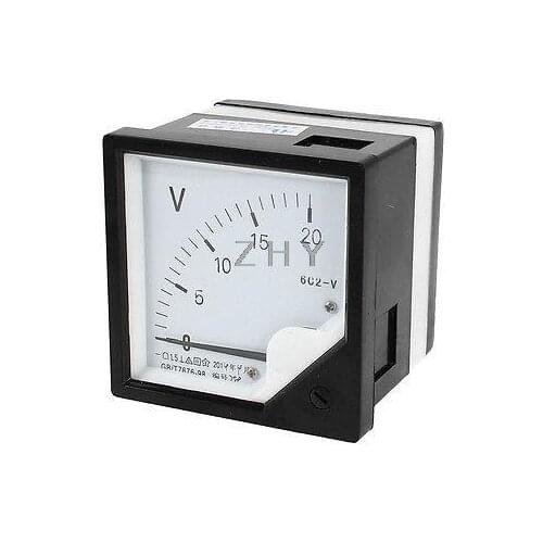 DC 450V 500V 600V 750V 1000V Measuring Range Panel Mounting Voltmeter Voltage Meter 6C2 80mm x 80mm