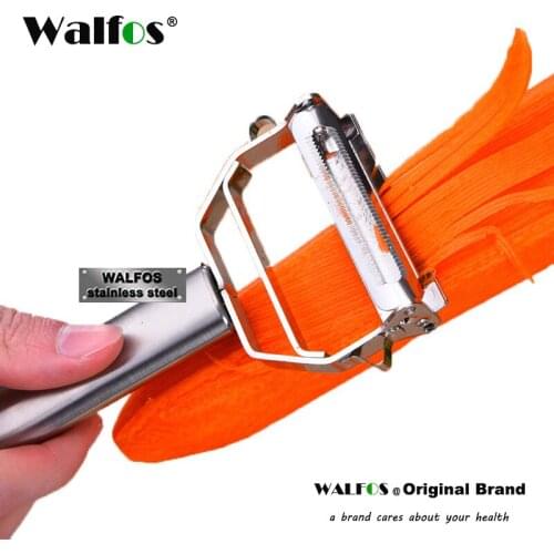 Walfos 304 Stainless Steel Multi-Purpose Peeler & Julienne Cutter Julienne Cutter Potato Peeler tool Carrot Kitchen Grater