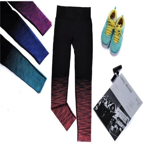 2019 Women Elastic Fashion Fitness Trousers Slim Compression Pants Leggings Sexy Hips Push Up leggin