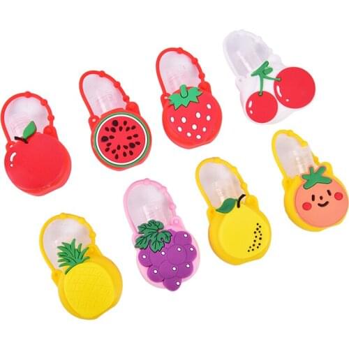 1Pcs Fruit Silicone Mini Hand Sanitizer Disposable No Clean Detachable Cover Travel Portable Safe Gel Hand Sanitizer Holder New