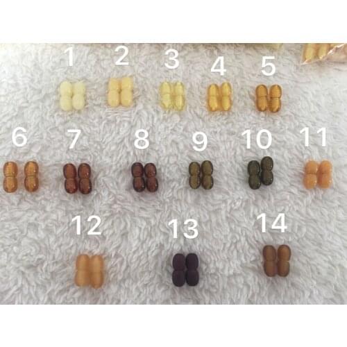 Good quality 7.5*15mm Amber clasp for necklace component amber materials 14 colors free shipping