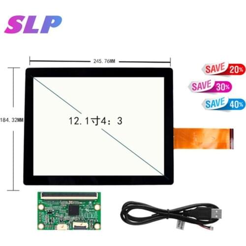 12.1"inch capacitive touch screen 4:3 USB + IIC interface DY1212S-3191 touchscreen Panel 289mm*227.5mm touch panel Glass