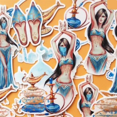 27PCS Indian Stickers Crafts And Scrapbooking stickers kids toys book Decorative sticker DIY Stationery