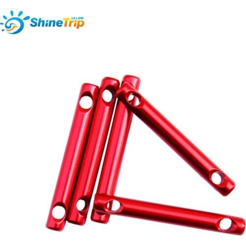 4pcs Outdoor Aluminum Tent Wind Stopper Tent Rope Adjust Stick Stopper Camping Tent Buckle Adjustment Buckles