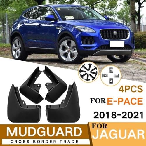 4 PCS Mudflap For JAGUAR E-PACE 2018-2021 Front Rear Car Fender Mud Flaps Guard Splash Flap Mudguards Accessories