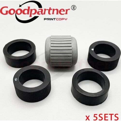 5X KV-SS039 KV-SS060 Exchange Roller Tire Kit for Panasonic KV-S5055C KV-S5046H KV-S5076H / KVS5055C KVS5046H KVS5076H U S