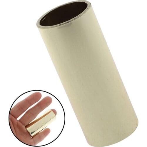 60MM Guitar Slide Bar Stainless Steel Metal/Glass Finger Slides for Guitar Ukulele String Instruments Guitar Accessories