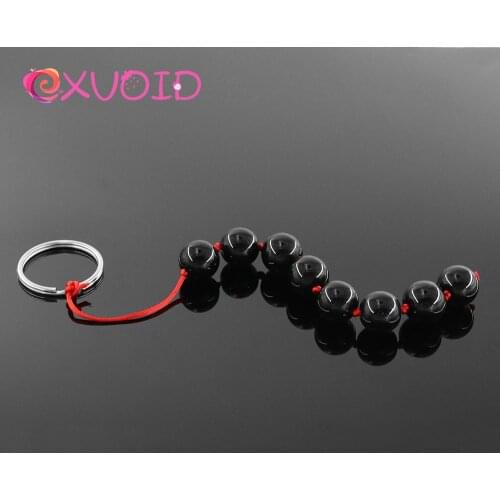 EXVOID Anal Plug Vaginal Balls Sex Shop Glass Anal Beads Vagina Tighten Butt Sex Toys for Women Men Gay Kegel Balls for Women