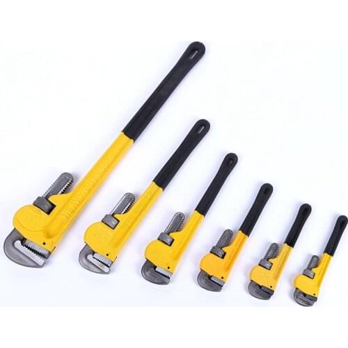 Free Shipping Multifunction 45# Steel American Heavy Type Pipe Motor Monkey Grip Stillson Wrench Pipe Tongs T1-1040