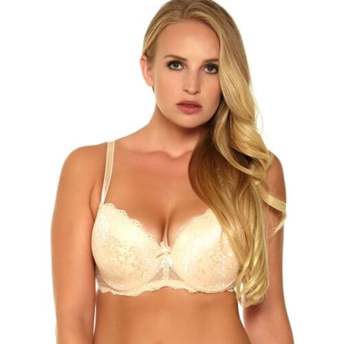 Womens Bra Sexy Lace Floral Bras Push Up Women Brassiere 3/4 Cup Underwire Female Underwear Plus Size D-DD-DDD-E-F-G