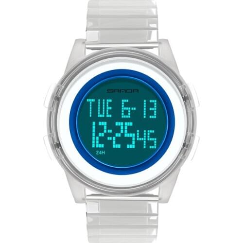 Fashion Luxury Digital Watch Sport Men Watches Luminous Countdown Sports Wristwatch Mens Original Brand SANDA Watch For New