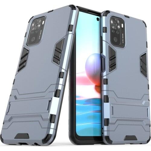 Kickstand Case For Xiaomi Redmi Note 10 Pro Max 10s Case Shockproof Armor TPU + PC Tough Cover For Redmi Note10 10Pro CoqueFunda