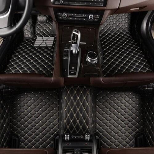 Leather Car floor mat carpet rug for Ravon Matiz Nexia R2 R3 custom fit car all weather floor mat foot mats
