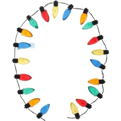 Multicolored LED Light Bulbs Model 1:12th Dollhouse Miniatures Decor