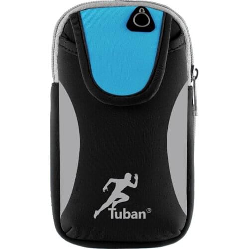 Multifunction Outdoor Phone Key Holder with Earphone Hole Unisex Jogging Sports Running Armbag for iPhone X 8 7Plus 6s