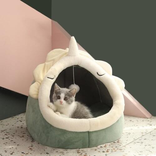 New Pet products house cat basket supplies folding mat cat cave sleeping beds accessories filler carpet litter small dog