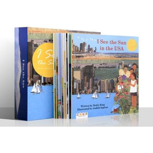 4-8 year 8 book/set I See the Sun English Picture Book Childrens reading enlightenment picture book Bilingual storybook
