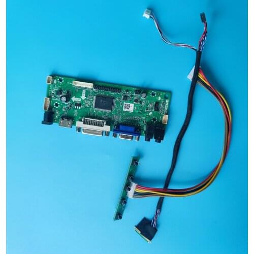 For B101AW02 V0 Driver board 1024X600 VGA HDMI monitor Card Panel Screen Controller kit LCD LED DVI LVDS 10.1"