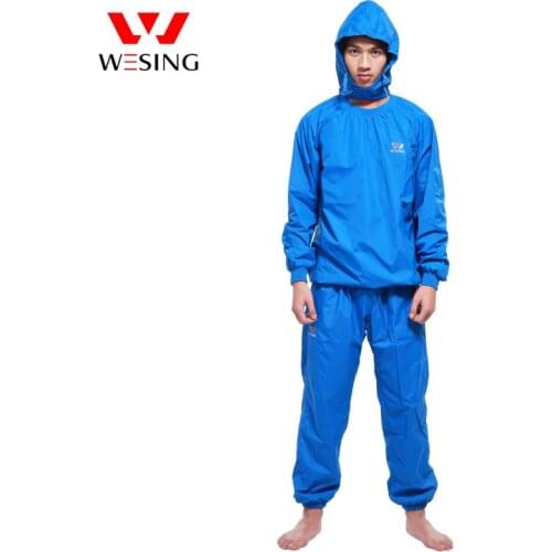 Wesing Professional Sauna Suit Athletes Weight Control Sports Suits Running Gym Clothes Sauna Equipment for Lose Weight 2504B1