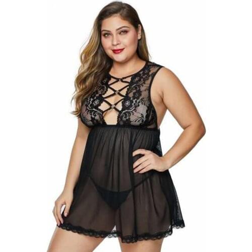 Plus Size Night Dress Sexy Backless See-Through Clubwear Women Stylish Flared Sleeves Lace Up Bodycon Mini Street Dresses