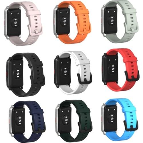 20mm Silicone Strap Smartwatch Replacement Part Sport Wrist Band Watchband For Huawei Honor ES Watch Smart Wristband Accessories