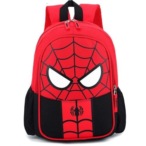 Marvel Spiderman ironman Cartoon Backpack Boy Girl Kindergarten Nursery School Bag Back To School Bag