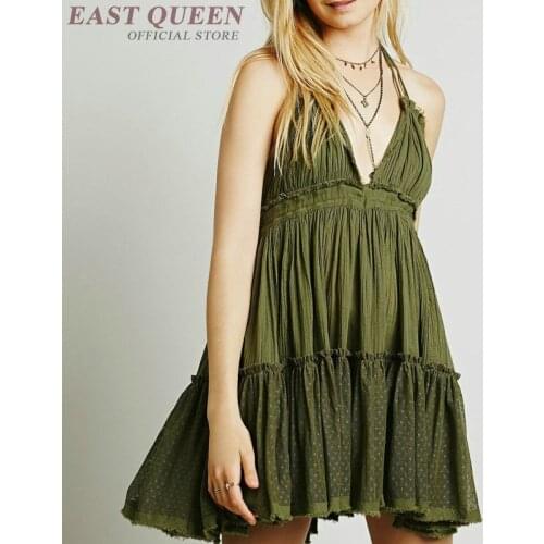 Pinafore dress women hippie boho clothing chic dress sundress women summer female fashion summer 2018 dress women FF960