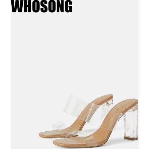 New Summer Women Slippers Girls Fashion Slides Woman High Heels Mules Ladies Outside Shoes Female Brand Slides Zapatos De Mujer