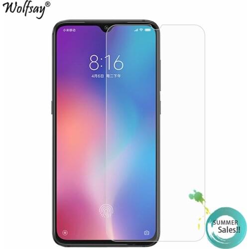 2PCS Glass For Xiaomi Mi 9 Screen Protector Tempered Glass For Xiaomi Mi 9 Protective Glass Phone Film For Xiaomi Mi 9 Mi9 Film