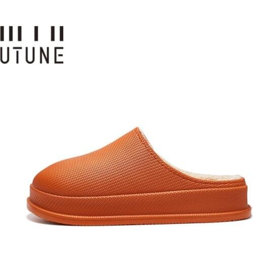 Youdiao EVA slippers Women Winter Waterproof shoes Warm Thick sole Indoor Slippers Women House shoes platform shoes Anti-slip