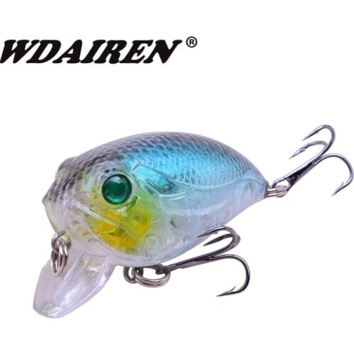 1Pcs Crankbait Fishing Lure 45mm 8g Topwater Crank Wobbler Isca Artificial Bass Pike Hard Bait Pesca Japan Pesca Fishing Tackle