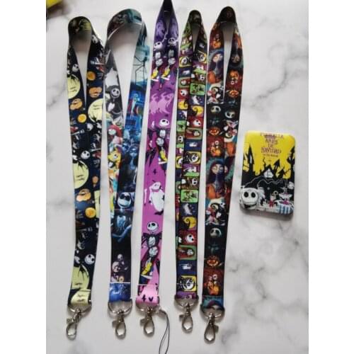 48 Pcs cartoon panda Lanyard Key Chains Card Holders Bank Card Neck Strap Card Bus ID Holders