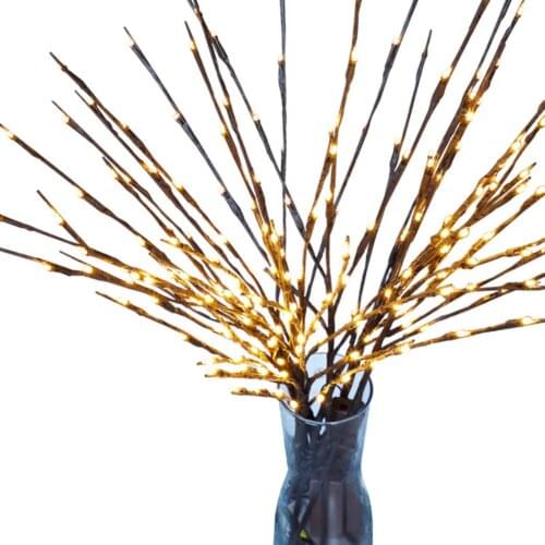 5pcs/set LED Willow Brance String Light Novelty Tree Night Light With 20 Bulbs Decoration Warn White For Home Party Dating