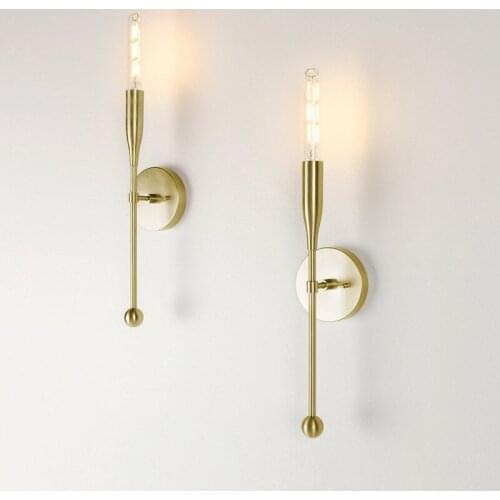 American Wall Lamp Simple Living Room Wall Lamp Modern Hotel Avenue Study Bedside Lamp Net Red Same Lamp